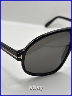 Tom Ford EROL FT1178 Shiny Black/Grey Smoke (01A) Sunglasses Black Frame