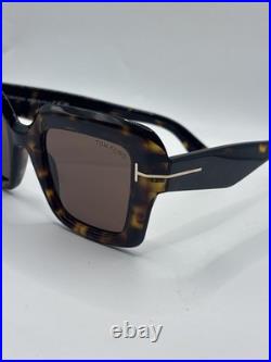 Tom Ford ESME FT1157 Dark Havana/Brown (52J) Sunglasses Brand New With Case