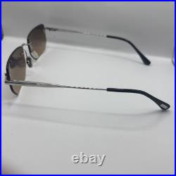 Tom Ford ETHAN-02 FT1355 16B Shiny Palladium/ Gradient Smoke Sunglasses