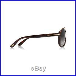 Tom Ford Elliot Square Sunglasses FT0335 56K Havana Green Gradient Lens 60mm
