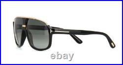 Tom Ford Elliot TF 0335 01P Black & Gold Gradient Sunglasses Sonnenbrille 60mm
