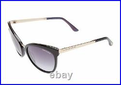 Tom Ford Emma 56mm Cat Eye Sunglasses in Black MSRP$435 Meghan's Fav