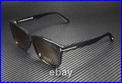 Tom Ford Eric-02 FT0595 01J Shiny Black Roviex 55 mm Men's Sunglasses