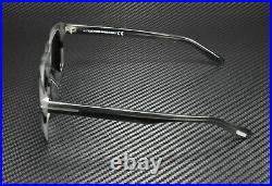 Tom Ford Eric-02 FT0595-F 20A Shiny Striped Grey Smoke 55 mm Men's Sunglasses