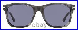 Tom Ford Eric-02 Sunglasses TF595 20A Gray Horn 55mm FT0595