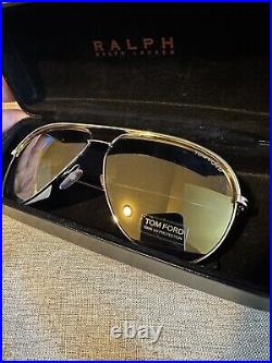 Tom Ford Erin Gold / Gold Mirror Sunglasses TF466 29C