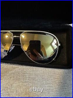 Tom Ford Erin Gold / Gold Mirror Sunglasses TF466 29C