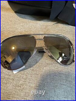 Tom Ford Erin Gold / Gold Mirror Sunglasses TF466 29C