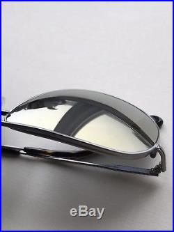 Tom Ford Erin TF 466 29P Ruthenium with Gold Mirror Lenses Aviator Sunglasses