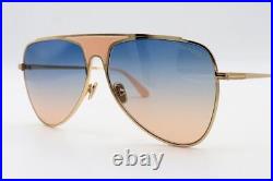 Tom Ford Ethan TF935 935 Sunglasses Gold Peach 28W Authentic 60mm