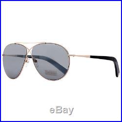 Tom Ford Eva TF 374 28Q Rose Gold Gray Women's Aviator Sunglasses