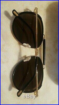 Tom Ford Eyewear Tripp Metal and Acetate Aviator Sunglasses Men Black Amber Lens
