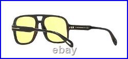 Tom Ford FALCONER-02 FT0884 Shiny Black/Brown Yellow (01E) Sunglasses