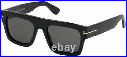 Tom Ford FAUSTO FT 0711 Black/Smoke 53/20/145 unisex Sunglasses
