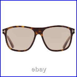 Tom Ford FRANCES Brown Square Men's Sunglasses FT1081 52E 58 FT1081 52E 58