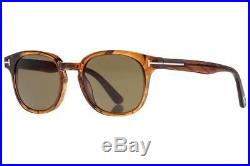 Tom Ford Frank FT 0399 48B Shiny Dark Brown Sunglasses Sonnenbrille 59 mm 