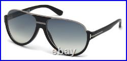 Tom Ford FT 0334 Dimitry 02W Black Ruthenium/Blue Gradient Sunglasses