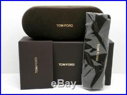 Tom Ford FT 0618 01K EMANUELLA Shiny Black Sunglasses with Brown Gradient Lenses