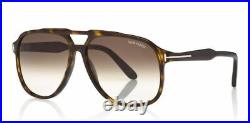 Tom Ford FT 0753 Raoul 52K Dark Havana/Brown Gradient Men's Sunglasses