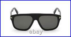 Tom Ford FT 0777 Thor 01D Shiny Black/Smoke Polarized Men's Sunglasses