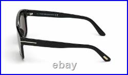 Tom Ford FT 0777 Thor 01D Shiny Black/Smoke Polarized Men's Sunglasses