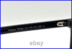 Tom Ford FT 0832 -N 01A Fletcher Sunglasses Black with Blue Lenses