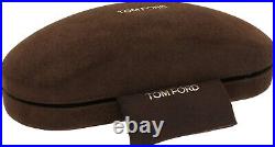 Tom Ford FT 1010 01B Annabelle Shiny Black Grey Gradient Lens Sunglasses 62mm