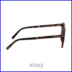 Tom Ford FT 1020 53V Havana Acetate Square Sunglasses Blue Solid Color Lens