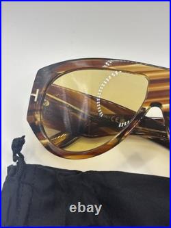 Tom Ford FT 1044 Bronson 56E Havana Brown Rectangular Men's Sunglasses