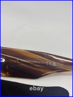 Tom Ford FT 1044 Bronson 56E Havana Brown Rectangular Men's Sunglasses