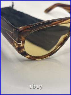 Tom Ford FT 1044 Bronson 56E Havana Brown Rectangular Men's Sunglasses