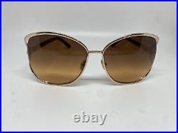 Tom Ford FT 1091 28 F Gold Brown Shaded Sunglasses 62-16-120mm Comes with Full Set