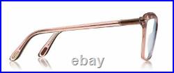 Tom Ford FT 5619-B 072 Transparent Lilac Pink/Blue Block Eyeglasses