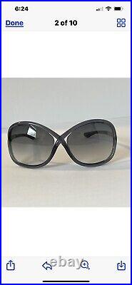 Tom Ford FT0009 Whitney Shiny Dark Grey Womens Sunglasses
