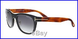 Tom Ford FT0045/S 05B JACK Amber/Black Square Sunglasses