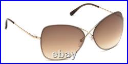 Tom Ford FT0250 Colette Sunglasses Women Butterfly 63mm New 100% Authentic