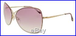 Tom Ford FT0250/S 28B Colette Gold Oval Sunglasses