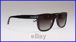 Tom Ford FT0336 05K Black/Brown Gradient Square Men's Sunglasses Authentic