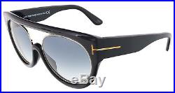 Tom Ford FT0360/S 01B ALANA Black/Gold Oval sunglasses