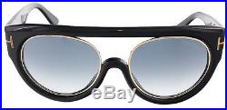 Tom Ford FT0360/S 01B ALANA Black/Gold Oval sunglasses
