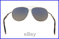 Tom Ford FT0374/S 28X Eva Gold Aviator Sunglasses