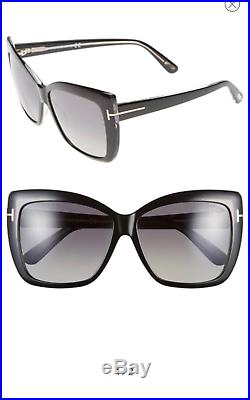 Tom Ford FT0390 / 03D IRINA Black Crystal / Smoke P Lens Women Sunglasses