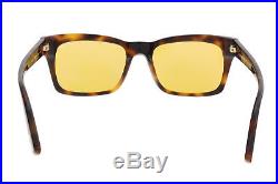 Tom Ford FT0494/S 52E FREDERIK Amber Havana Square Sunglasses