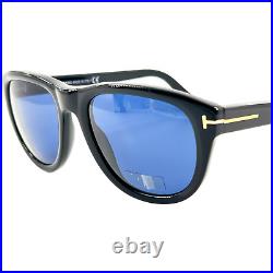 Tom Ford FT0520 Benedict Mens Plastic Sunglass 01V Shiny Black 53-20 Italy