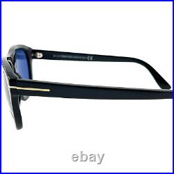 Tom Ford FT0520 Benedict Mens Plastic Sunglass 01V Shiny Black 53-20 Italy