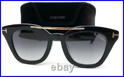 Tom Ford FT0575 01B Black Gold / Gray 49mm Sunglasses STORE DISPLAY