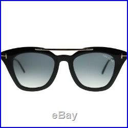 Tom Ford FT0575/S TF 575 01B ANNA-02 Black Grey Gradient Women Sunglasses Small