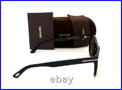 Tom Ford FT0595 01J Black / Brown 52mm Sunglasses Tom Ford FT0595 01J Black / Brown 52mm Sunglasses