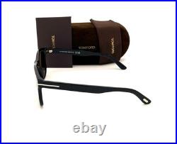 Tom Ford FT0595 01J Black / Brown 52mm Sunglasses Tom Ford FT0595 01J Black / Brown 52mm Sunglasses