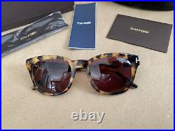 Tom Ford FT0676 Eugenio Tortoiseshell 52mm Sunglasses